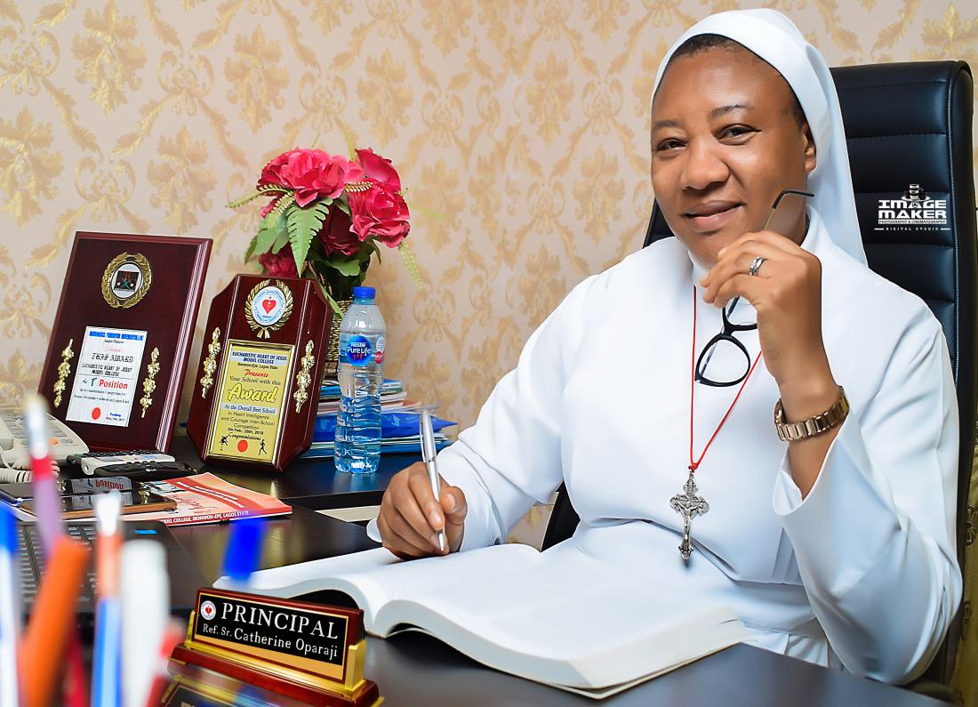 Rev. Sr. Catherine Oparaji EHJ, Principal of EHJMC Ibonwon Epe Lagos